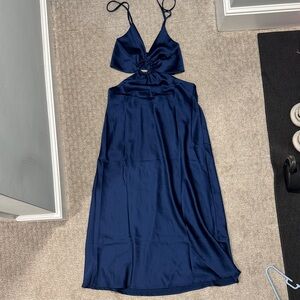 Petal & Pup Midnight Blue Backless Dress